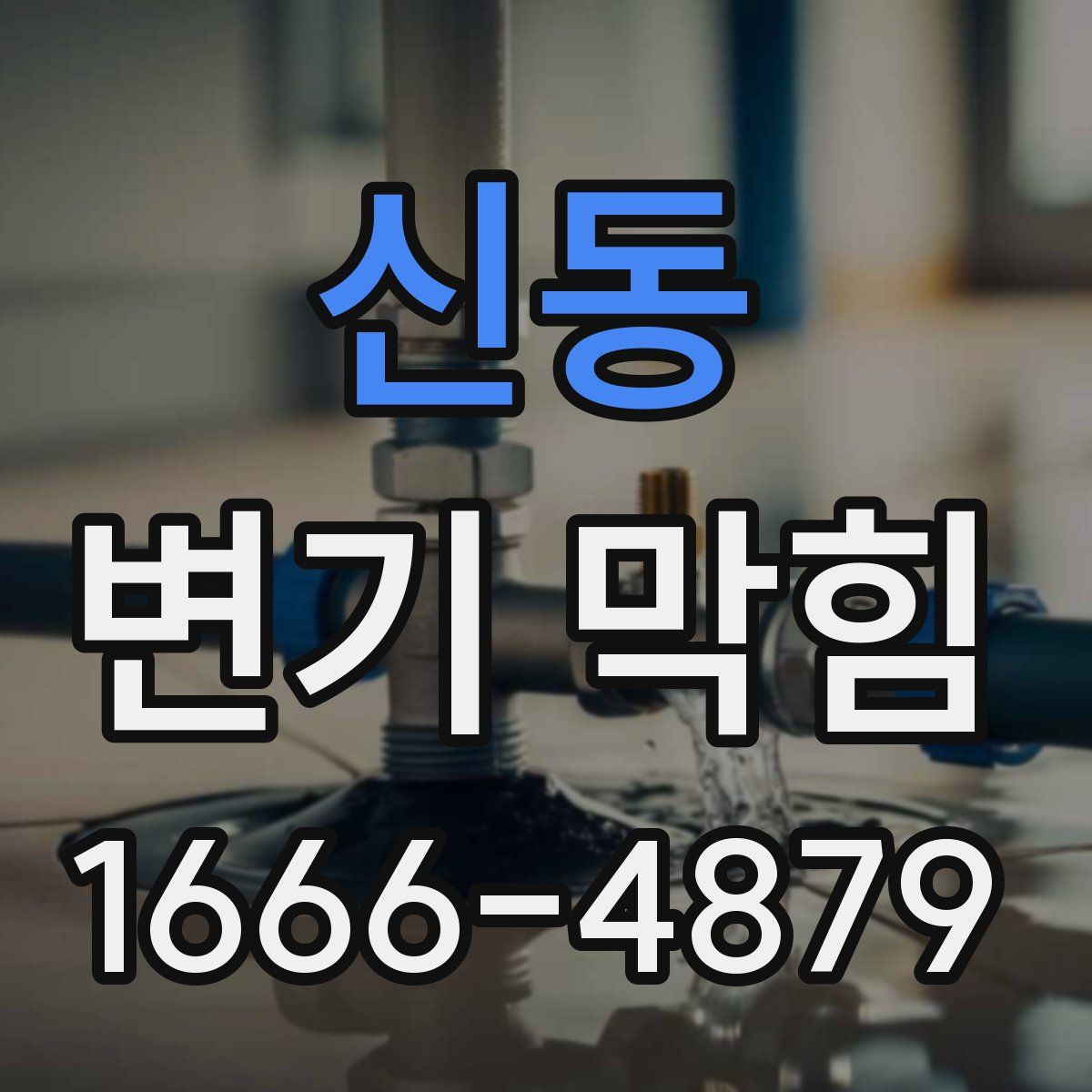 신동 변기 막힘
