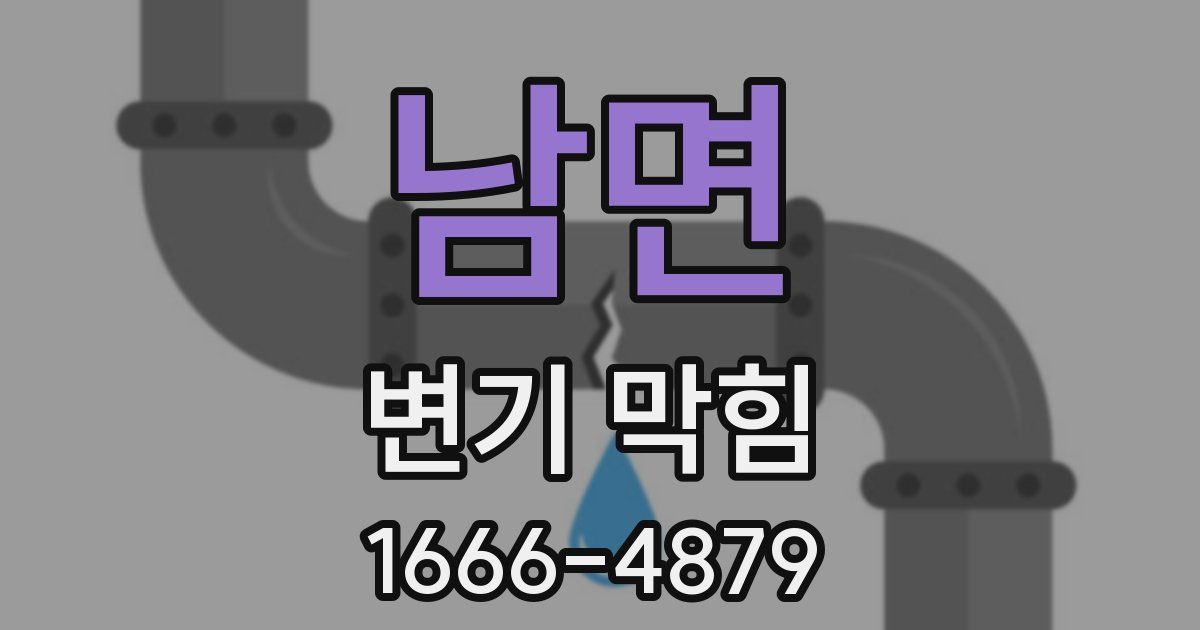 남면 변기 막힘