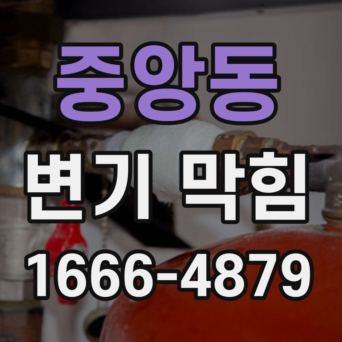 중앙동 변기 막힘