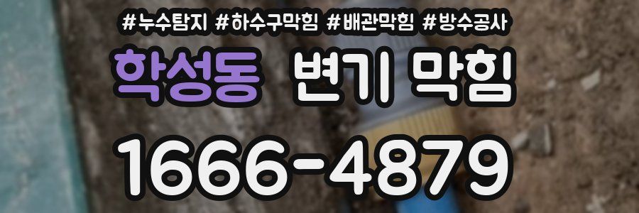 학성동 변기 막힘