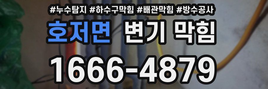 호저면 변기 막힘
