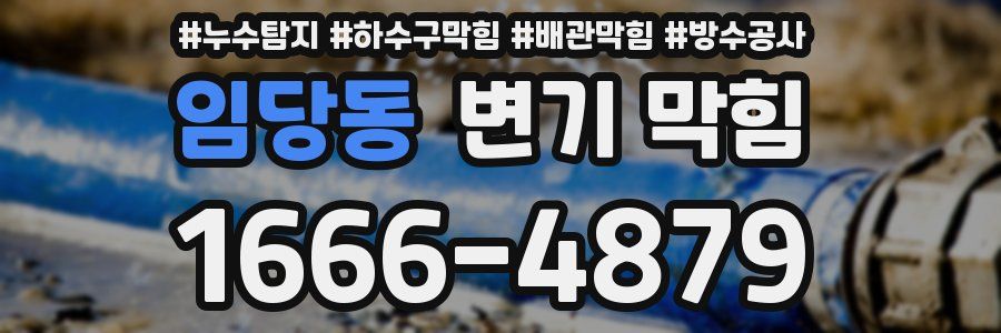 임당동 변기 막힘