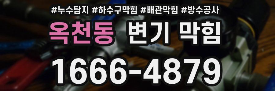 옥천동 변기 막힘