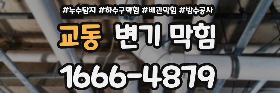 교동 변기 막힘