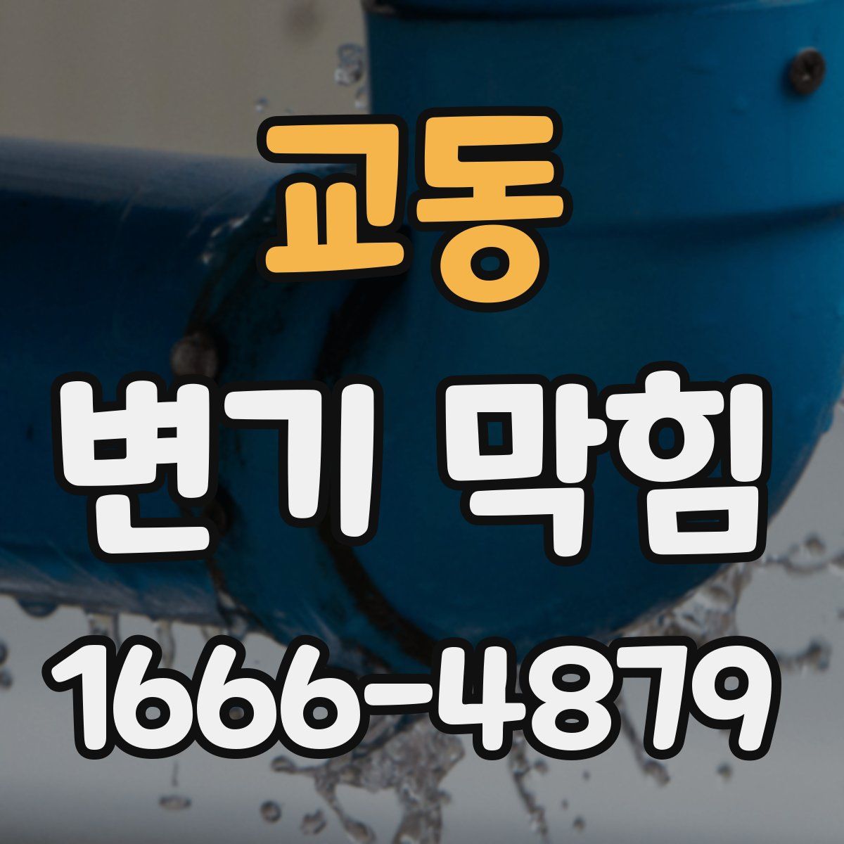 교동 변기 막힘