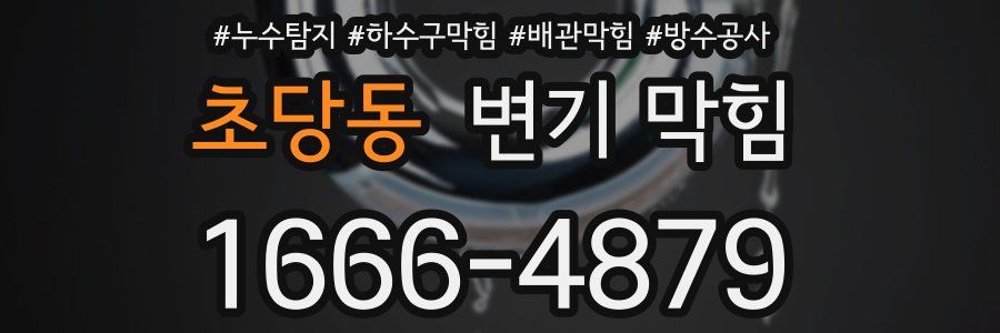 초당동 변기 막힘