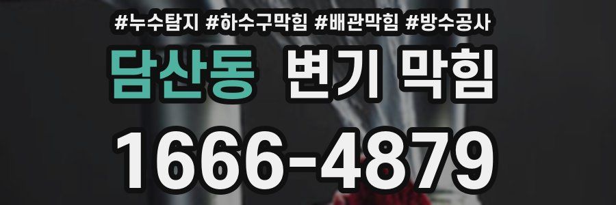 담산동 변기 막힘