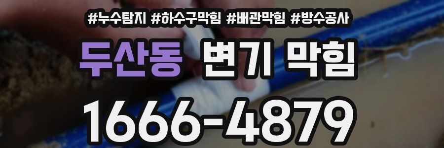 두산동 변기 막힘
