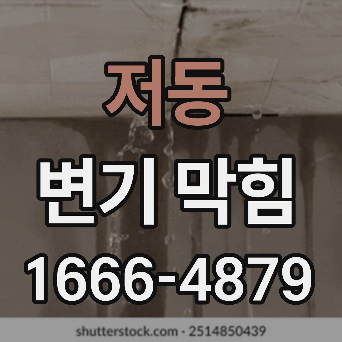 저동 변기 막힘