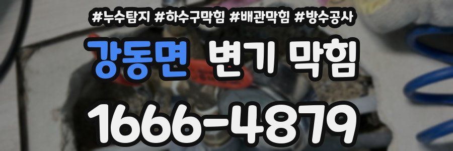 강동면 변기 막힘
