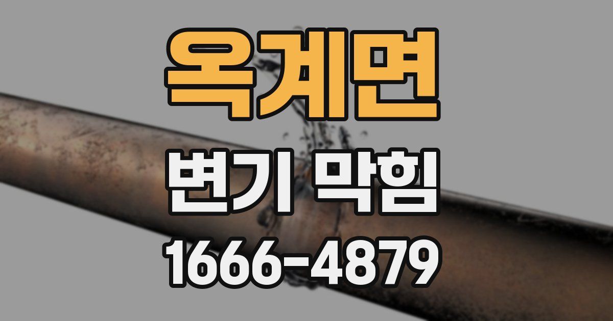 옥계면 변기 막힘
