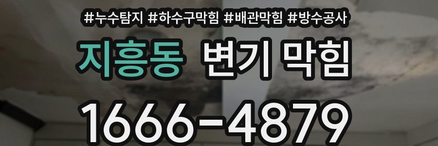 지흥동 변기 막힘