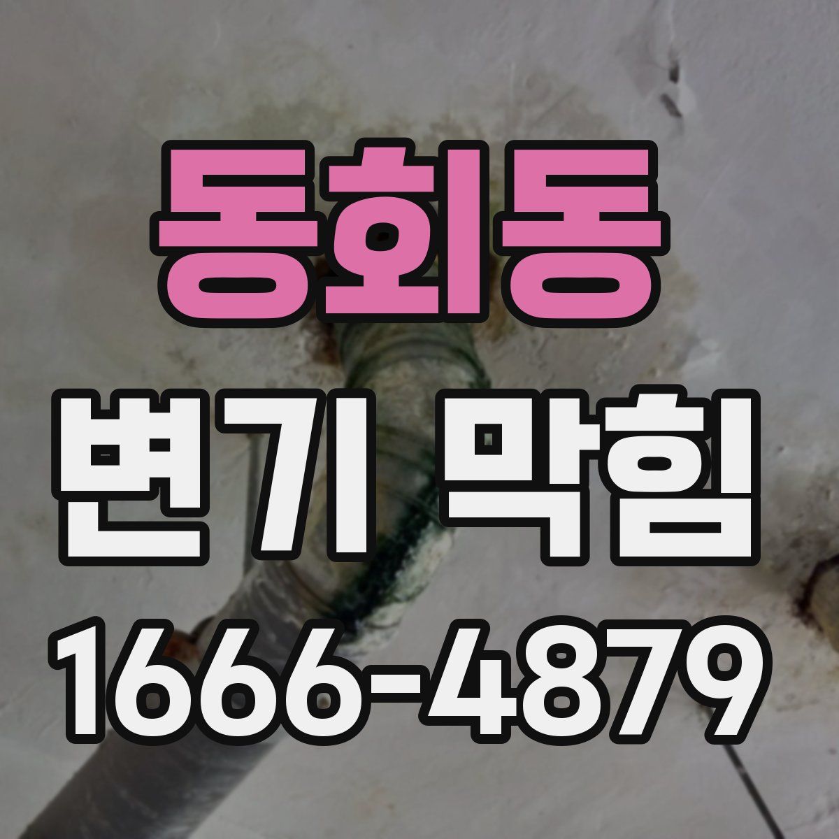 동회동 변기 막힘