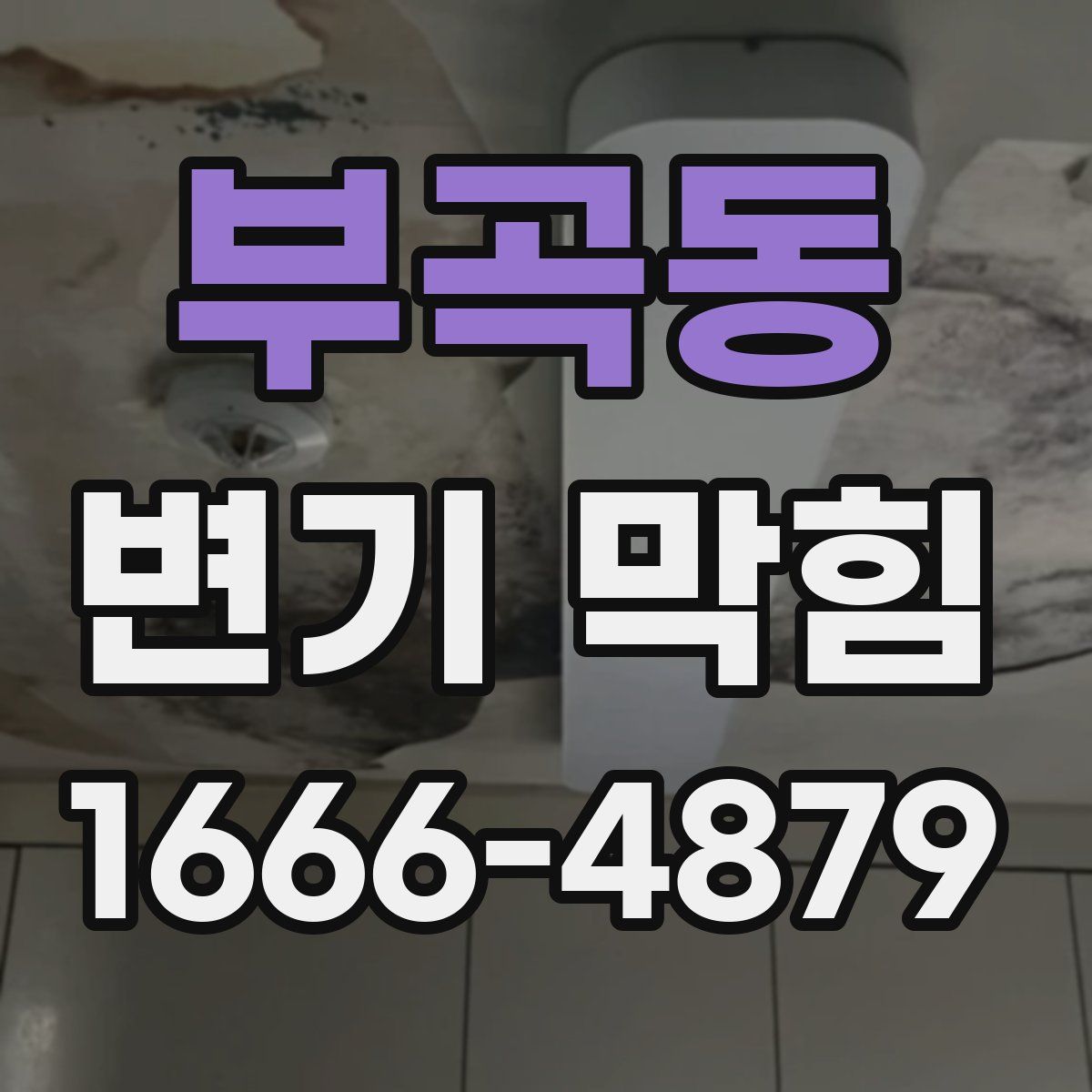 부곡동 변기 막힘
