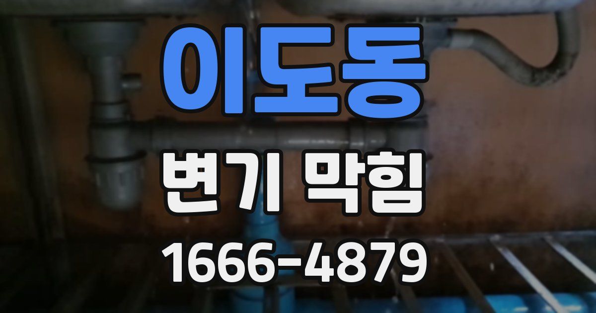 이도동 변기 막힘
