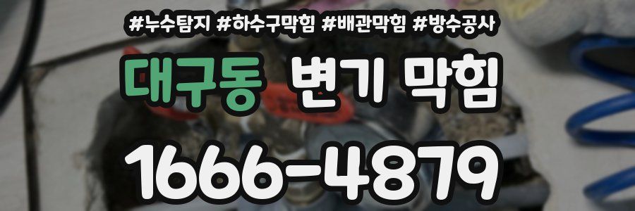 대구동 변기 막힘