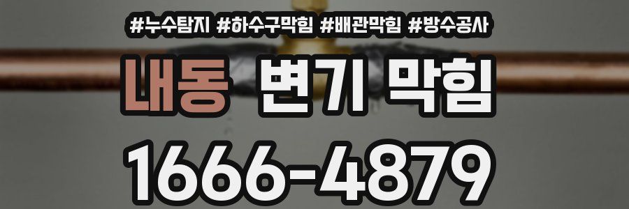 내동 변기 막힘