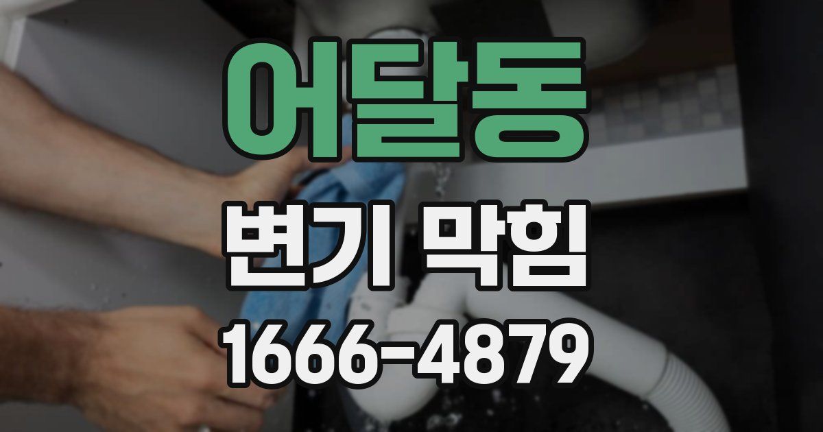 어달동 변기 막힘
