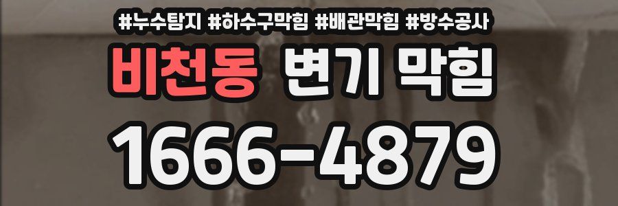 비천동 변기 막힘
