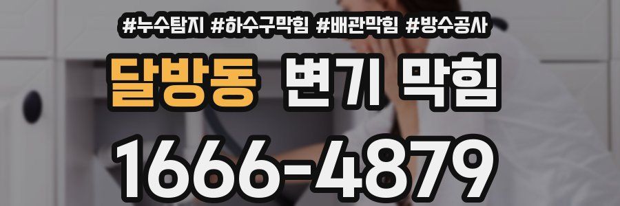 달방동 변기 막힘