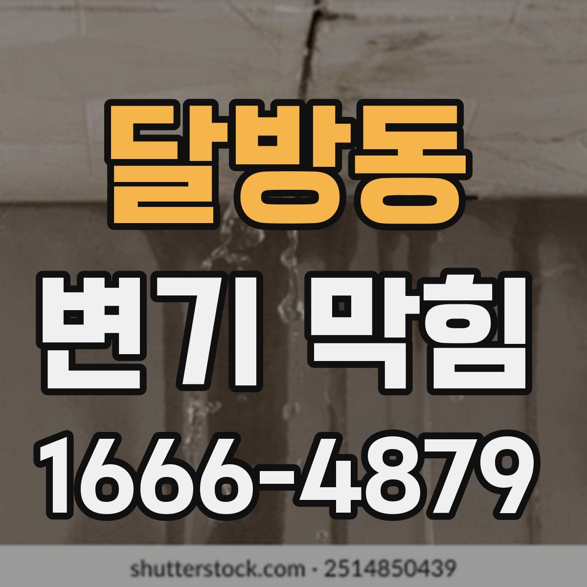달방동 변기 막힘