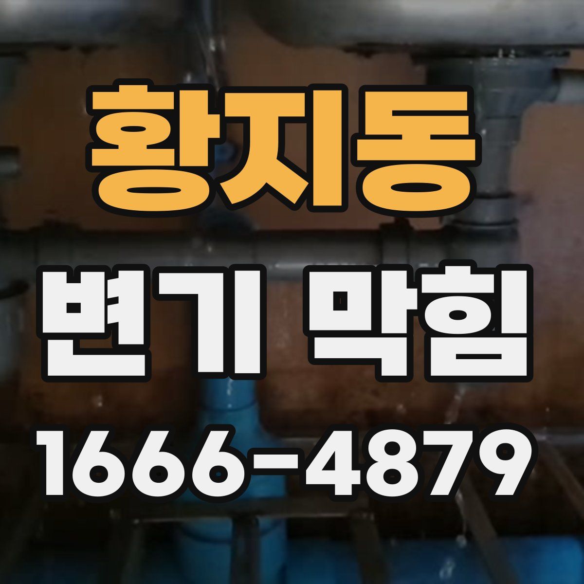 황지동 변기 막힘
