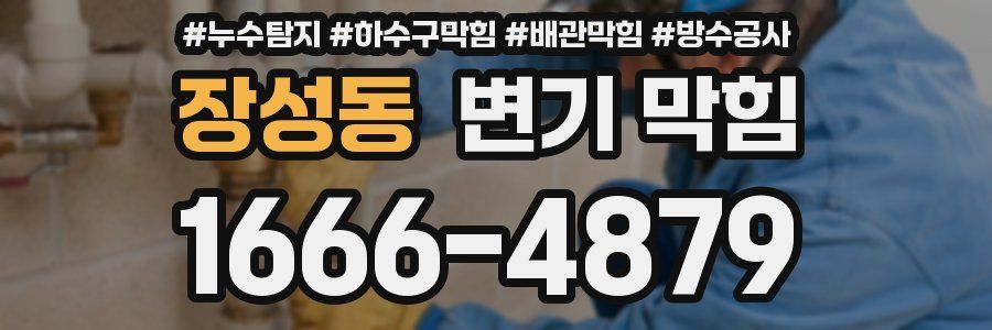장성동 변기 막힘