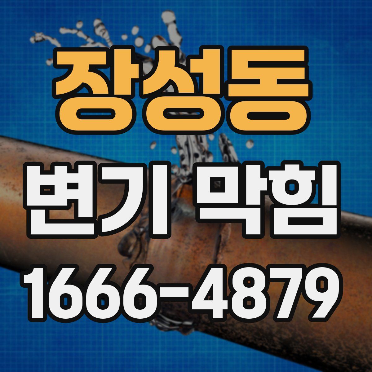 장성동 변기 막힘