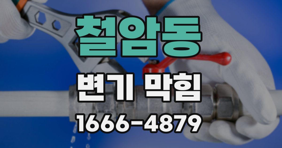 철암동 변기 막힘