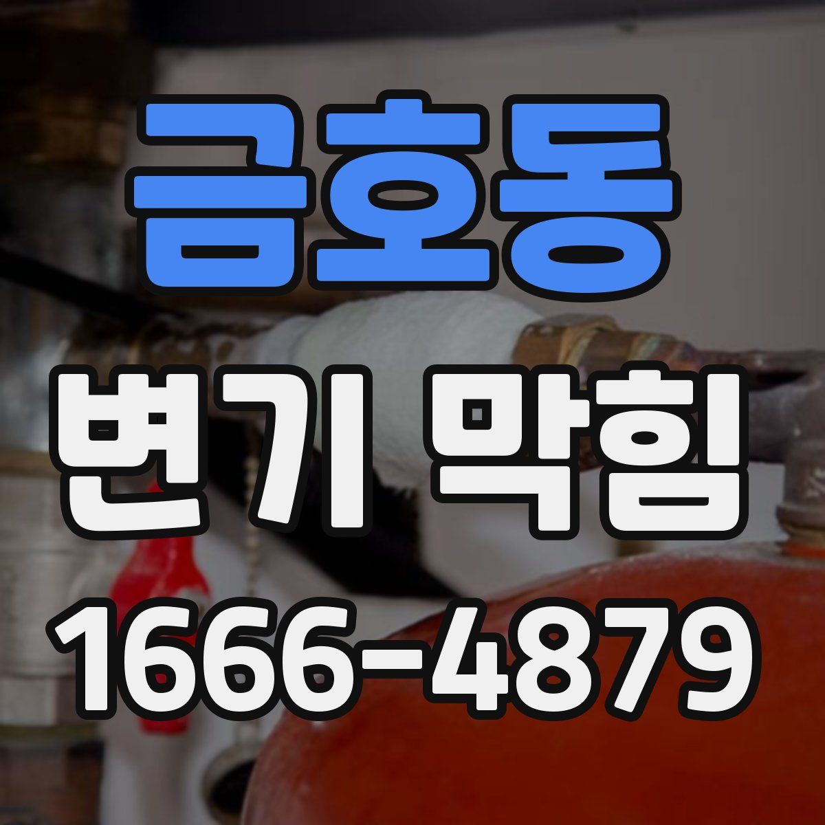 금호동 변기 막힘