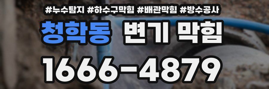 청학동 변기 막힘