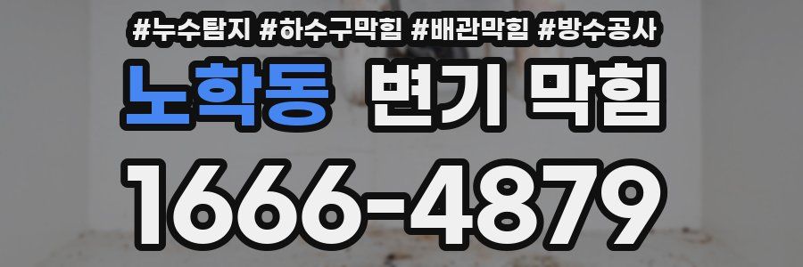 노학동 변기 막힘