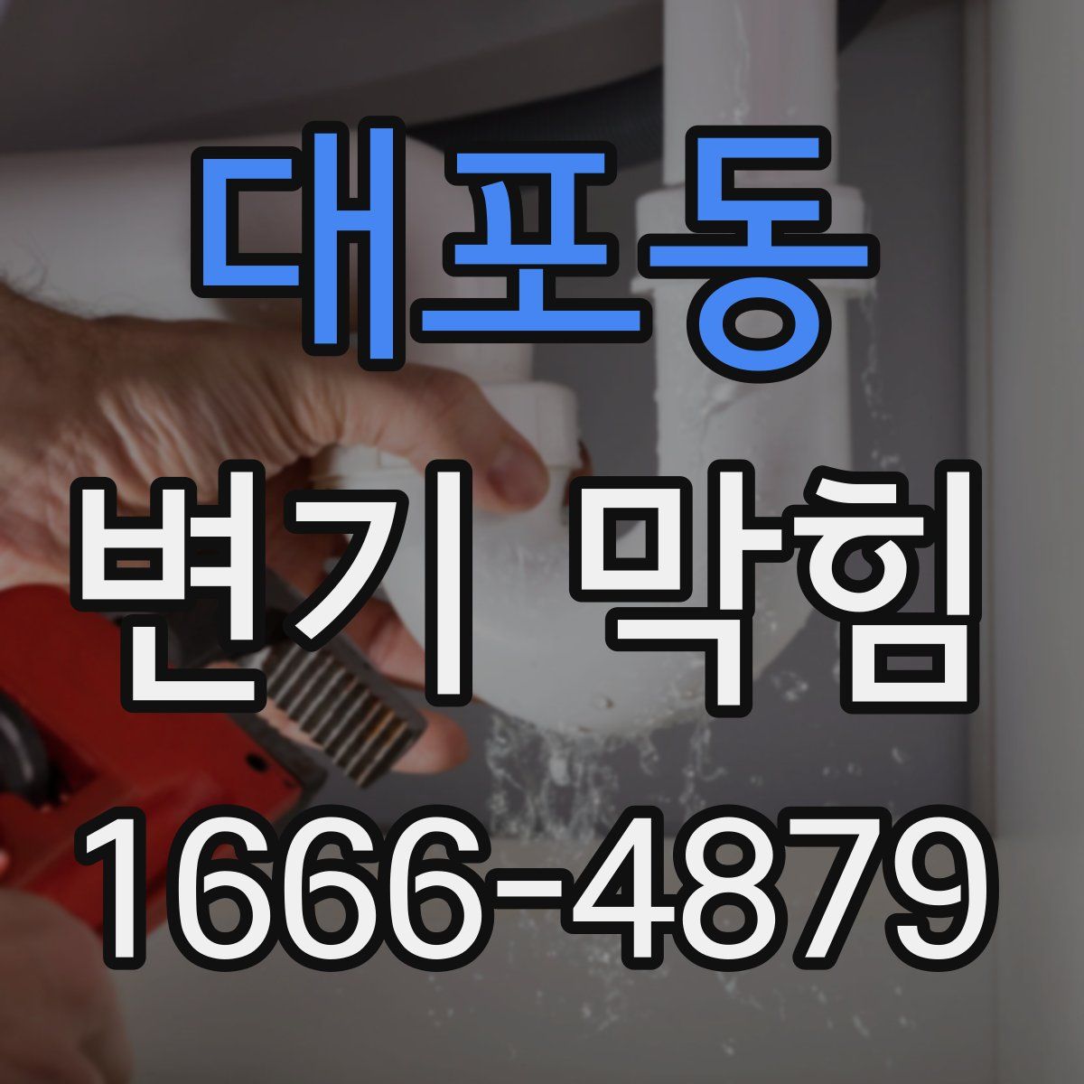대포동 변기 막힘