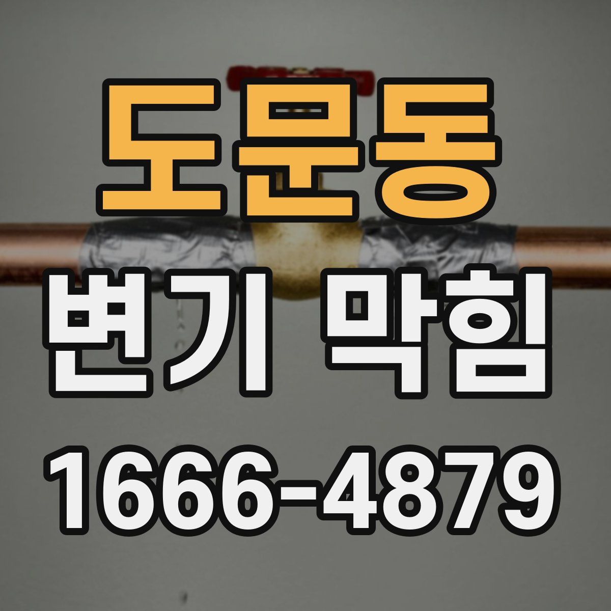 도문동 변기 막힘