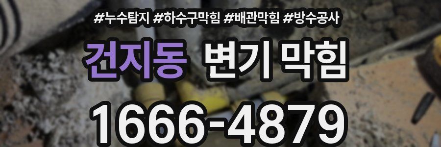 건지동 변기 막힘