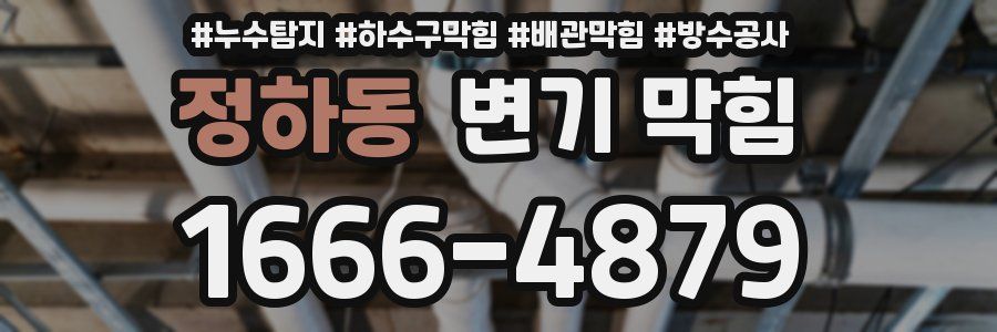 정하동 변기 막힘