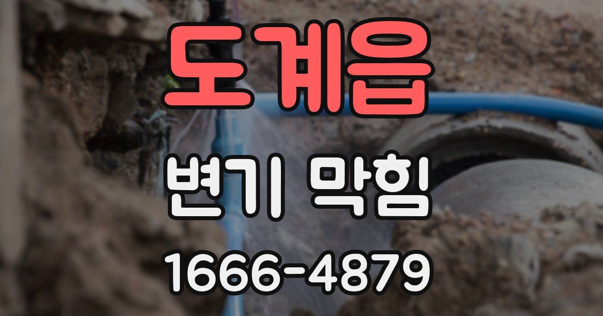 도계읍 변기 막힘