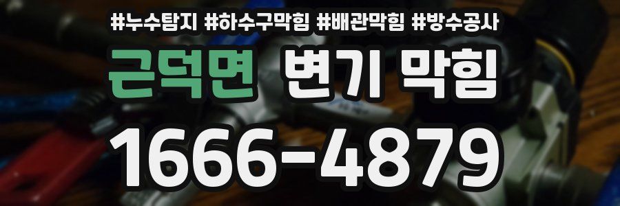 근덕면 변기 막힘