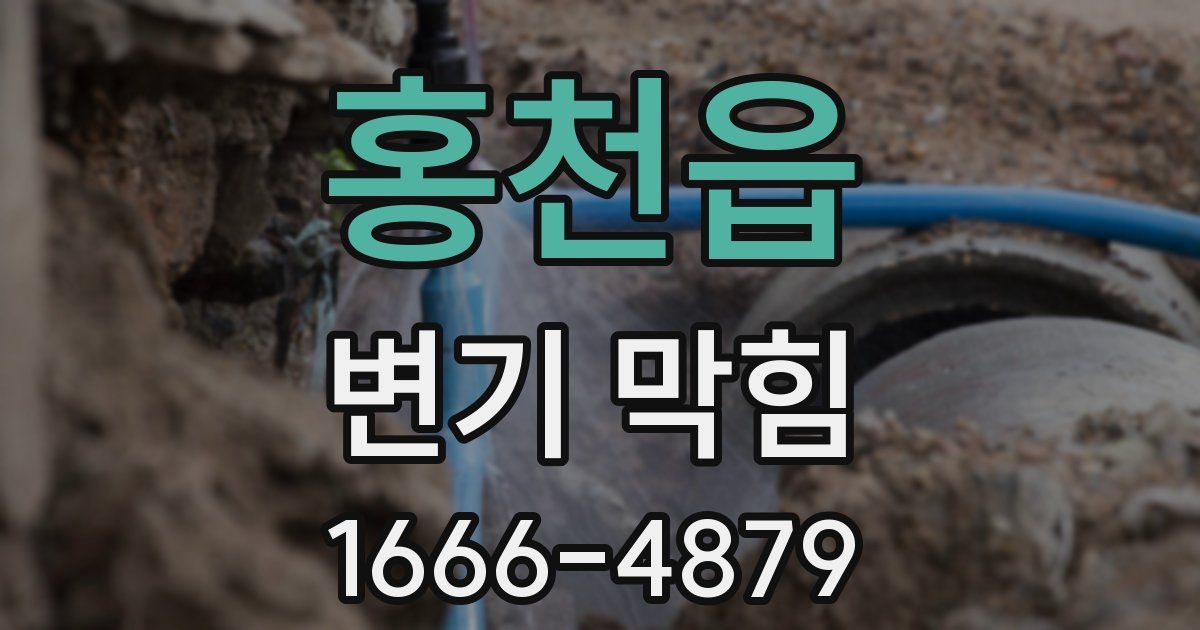홍천읍 변기 막힘