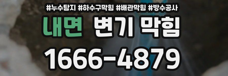 내면 변기 막힘