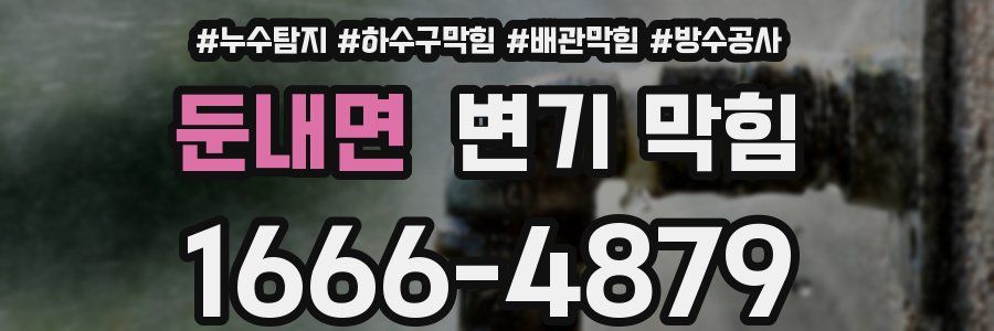 둔내면 변기 막힘