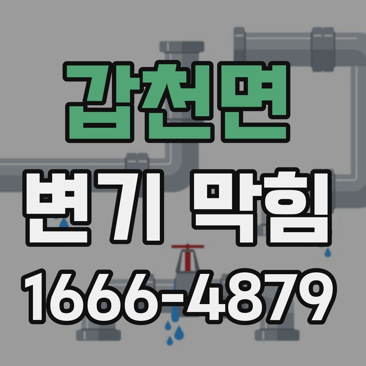 갑천면 변기 막힘
