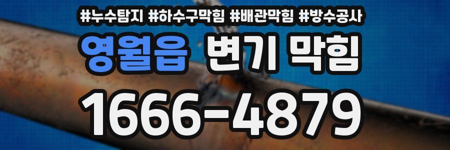 영월읍 변기 막힘