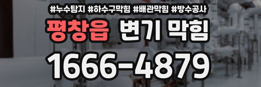 평창읍 변기 막힘