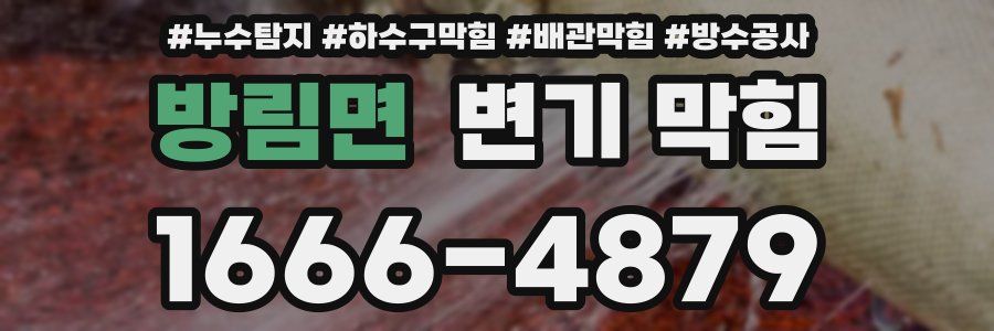 방림면 변기 막힘