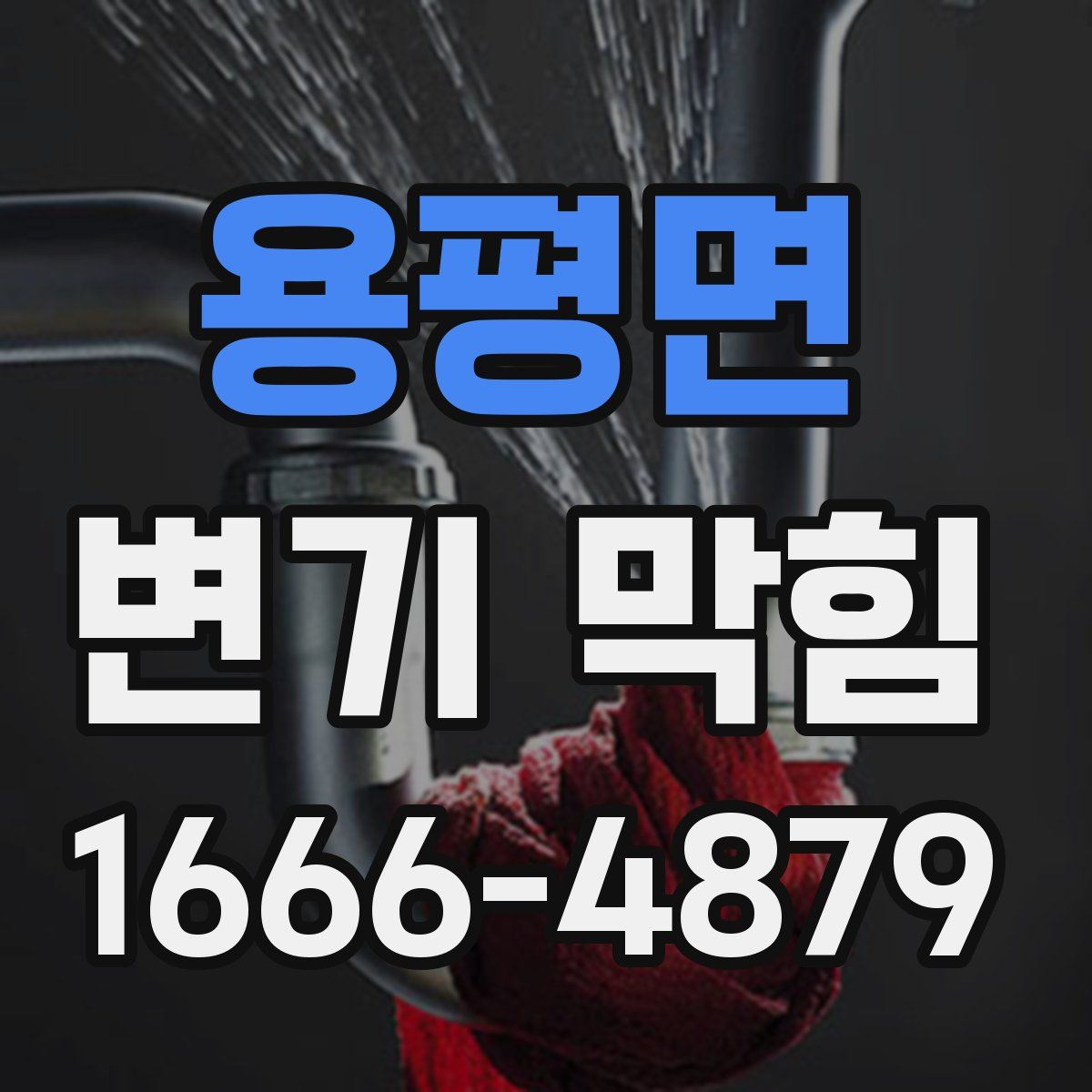 용평면 변기 막힘