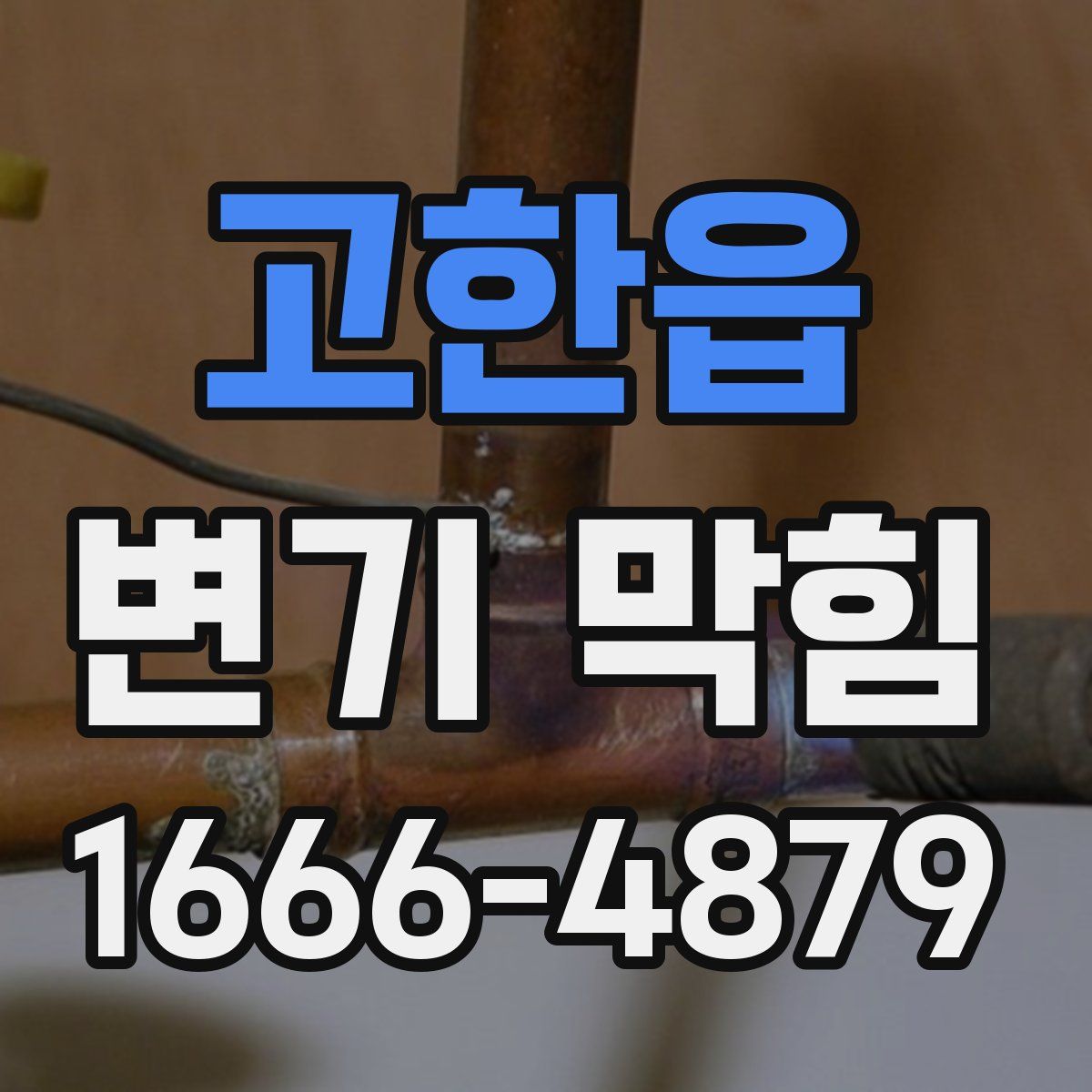 고한읍 변기 막힘