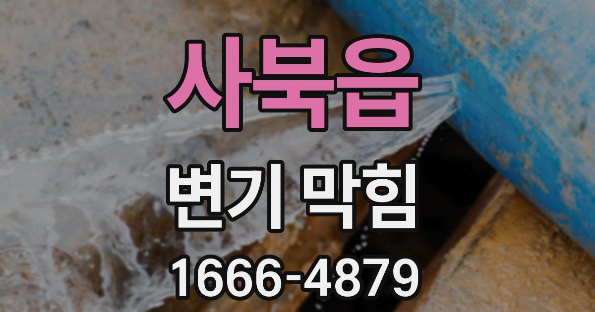사북읍 변기 막힘