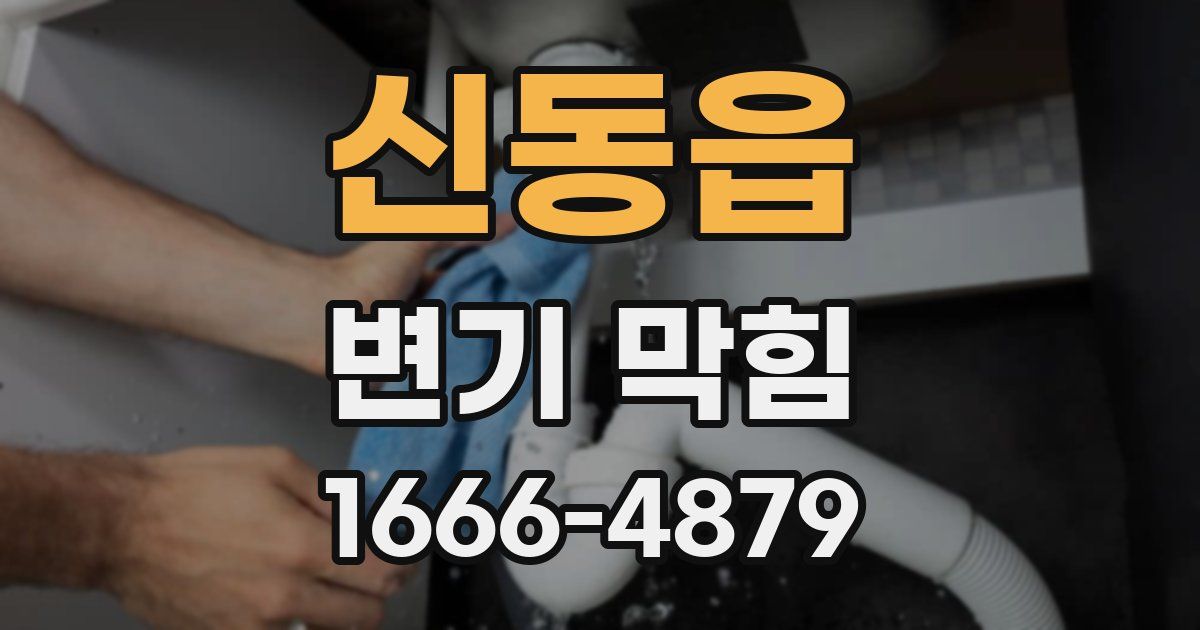 신동읍 변기 막힘
