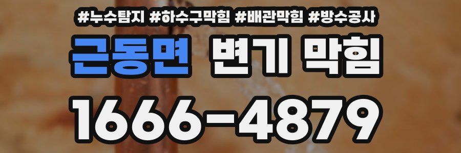 근동면 변기 막힘